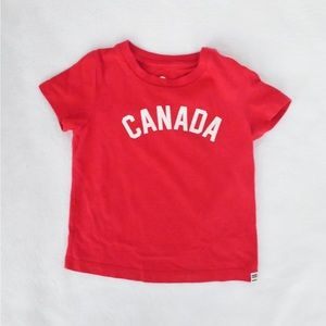 Canada Olympics Hudson's Bay Official Outfitters Red Baby Shirt 6-12m